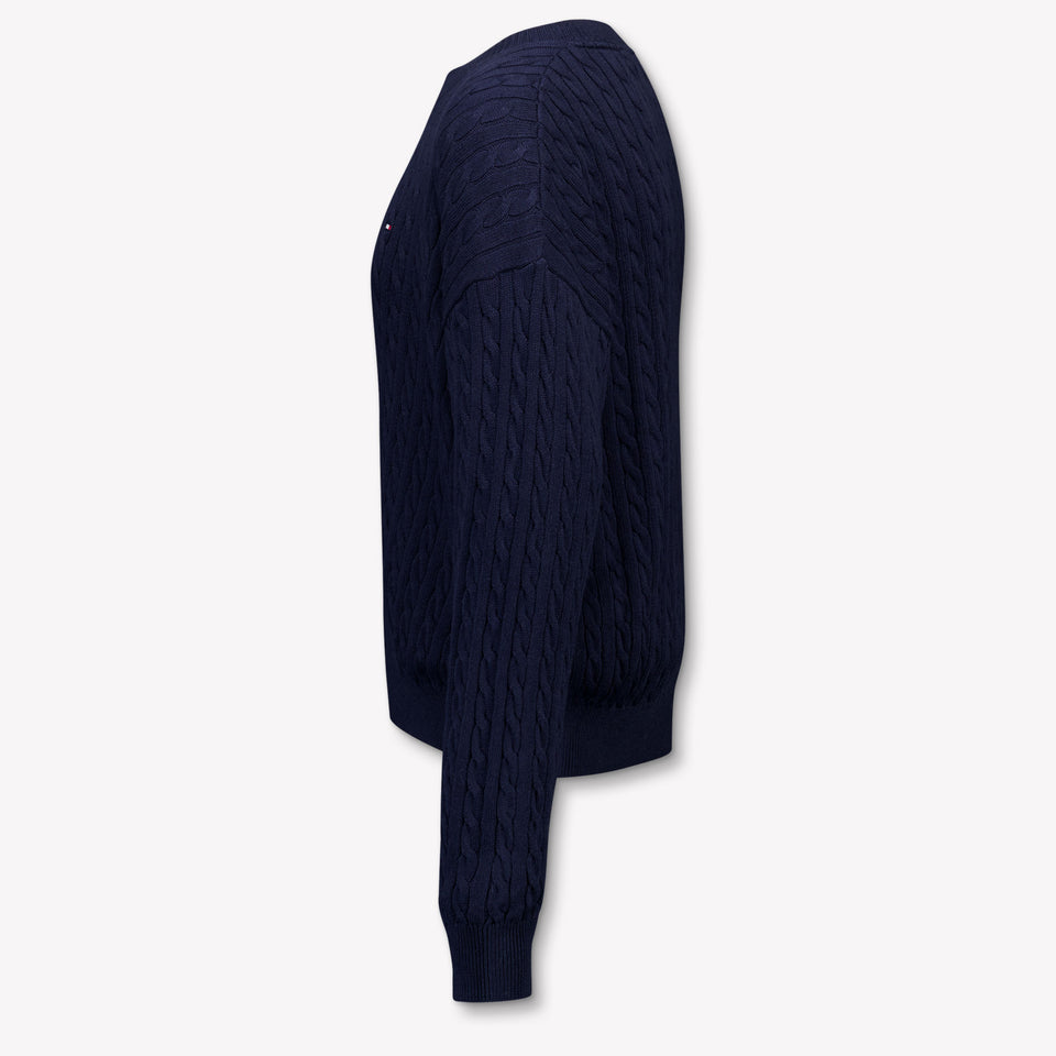 Tommy Hilfiger Kinder Meisjes Trui In Navy