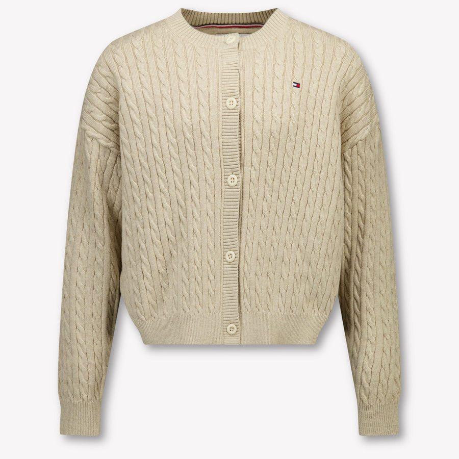 Tommy Hilfiger Kinder Meisjes Vest In Beige