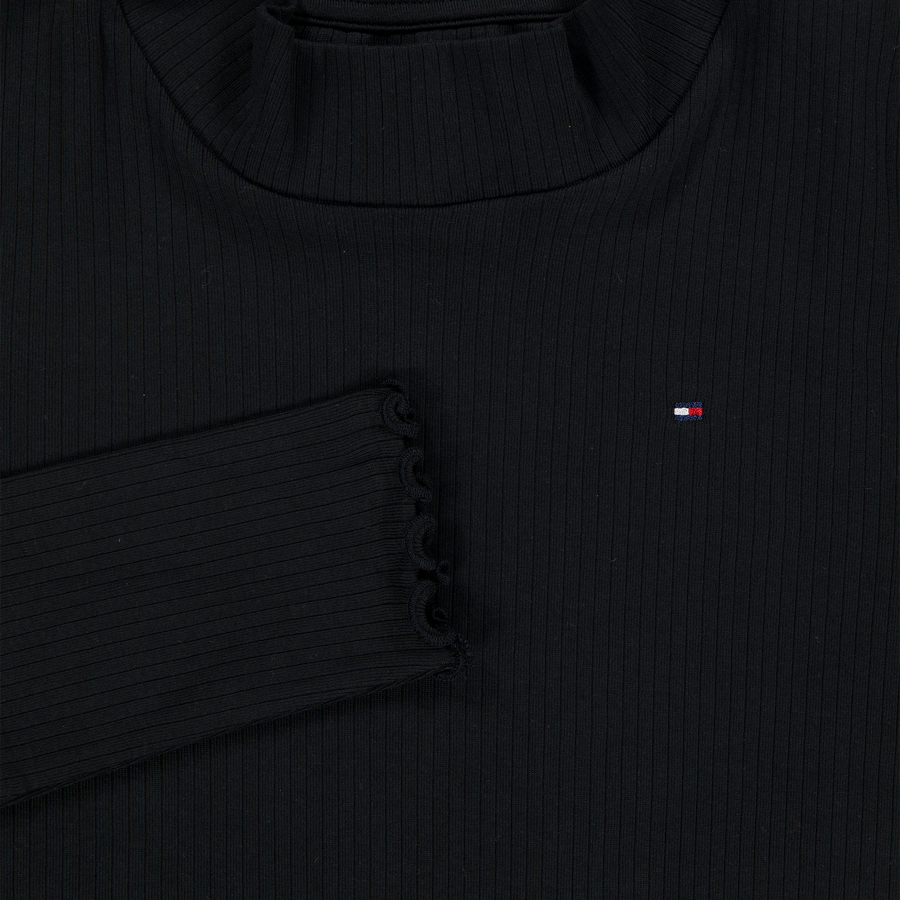 Tommy Hilfiger Kinder Meisjes T-Shirt In Zwart