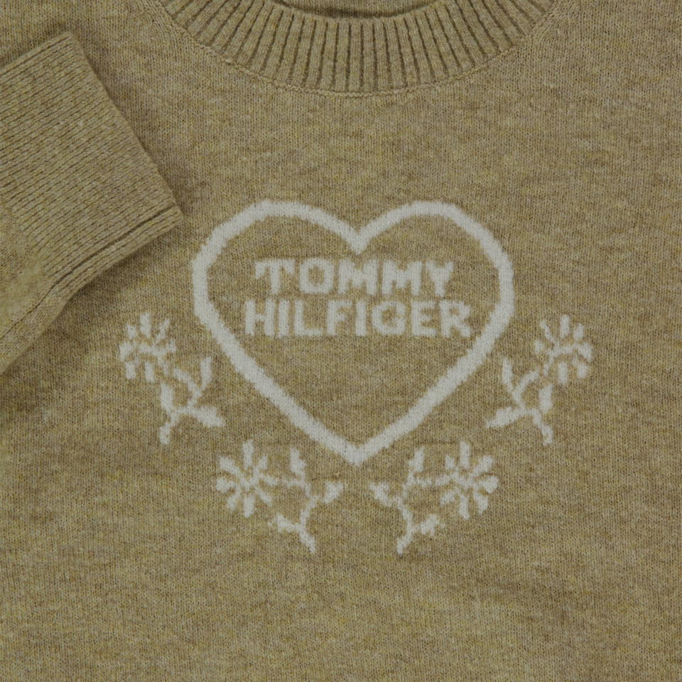 Tommy Hilfiger Kinder Meisjes Trui In Beige