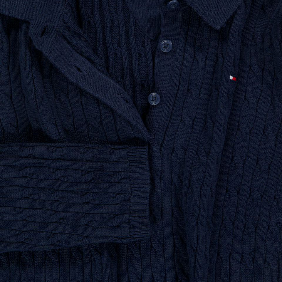 Tommy Hilfiger Kinder Meisjes Jurk In Navy