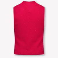 Tommy Hilfiger Kinder Meisjes T-Shirt In Rood