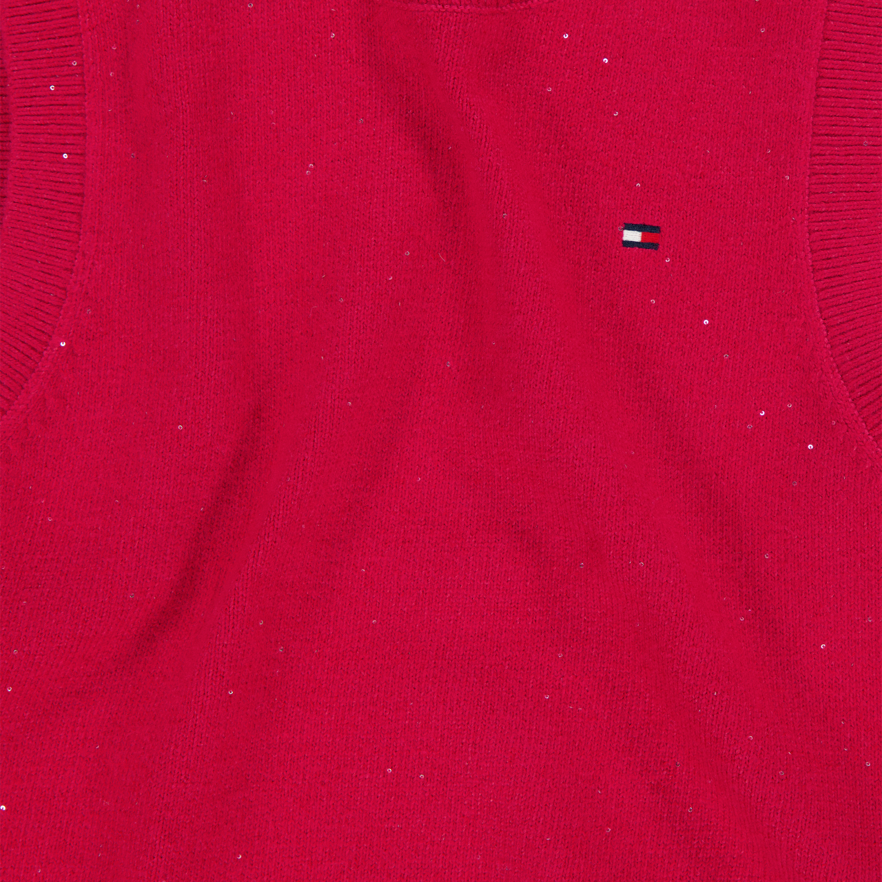 Tommy Hilfiger Kinder Meisjes T-Shirt In Rood