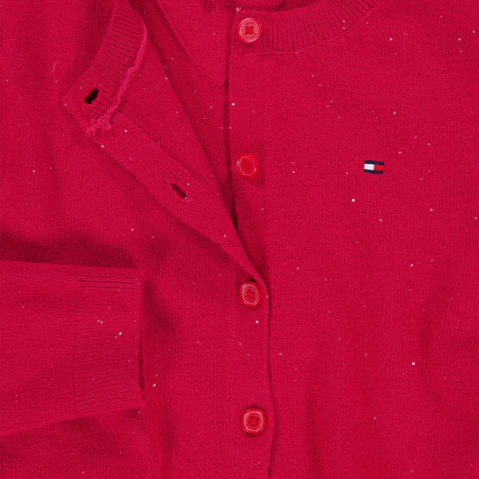 Tommy Hilfiger Kids Girls Vest  Red