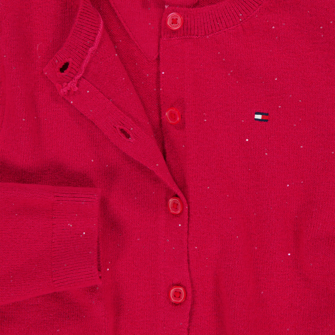 Tommy Hilfiger Kinder Meisjes Vest In Rood