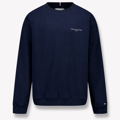 Tommy Hilfiger Kinder Unisex Trui In Navy