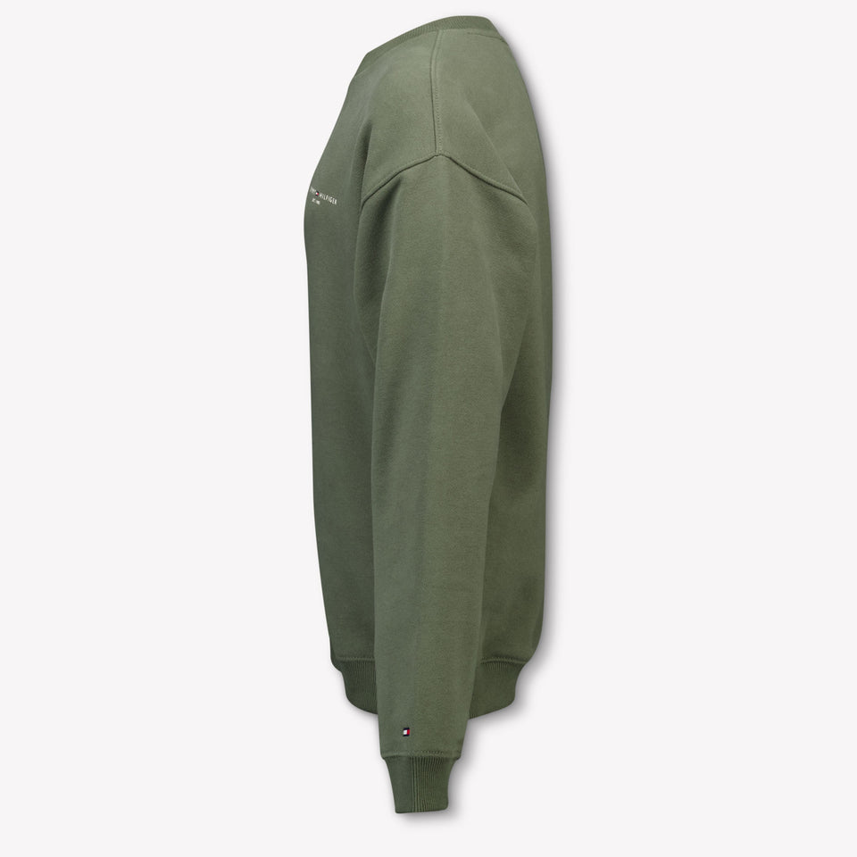 Tommy Hilfiger Kinder Unisex Trui In Army
