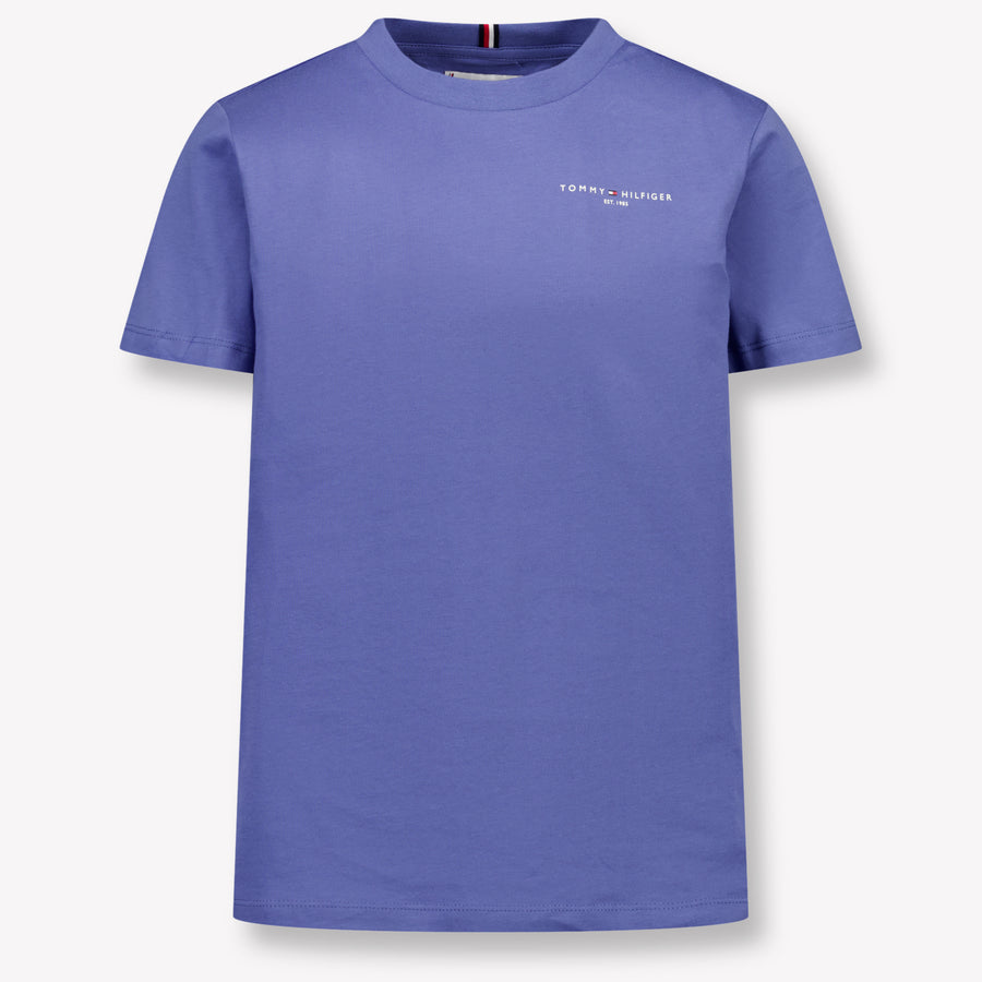 Tommy Hilfiger Kinder Unisex T-Shirt In Blauw