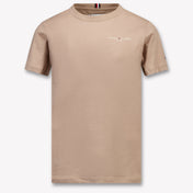 Tommy Hilfiger Kids Unisex T-Shirt  Beige