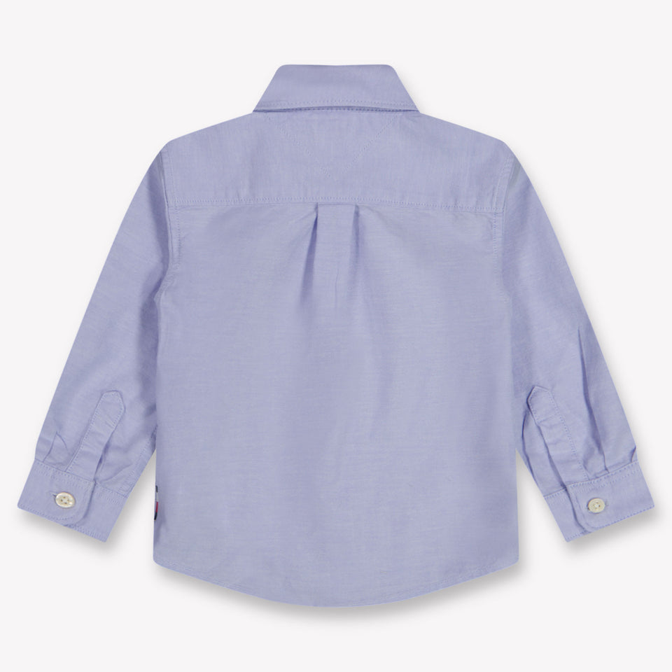 Tommy Hilfiger Baby Jongens Blouse In Licht Blauw