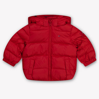 Tommy Hilfiger Baby Jongens Winterjas In Rood