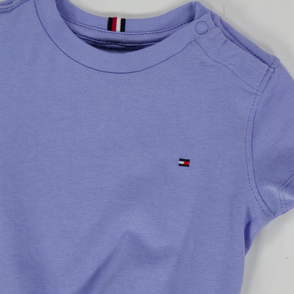 Tommy Hilfiger Baby Jongens T-Shirt In Licht Blauw