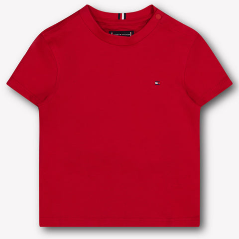 Tommy Hilfiger Baby Jongens T-Shirt In Rood