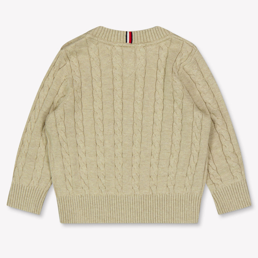 Tommy Hilfiger Baby Jongens Trui In Beige