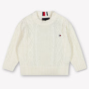 Tommy Hilfiger Baby Boys Sweater  Offwhite