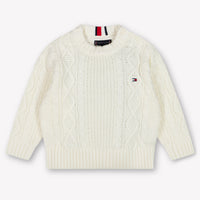 Tommy Hilfiger Baby Jongens Trui In Off White