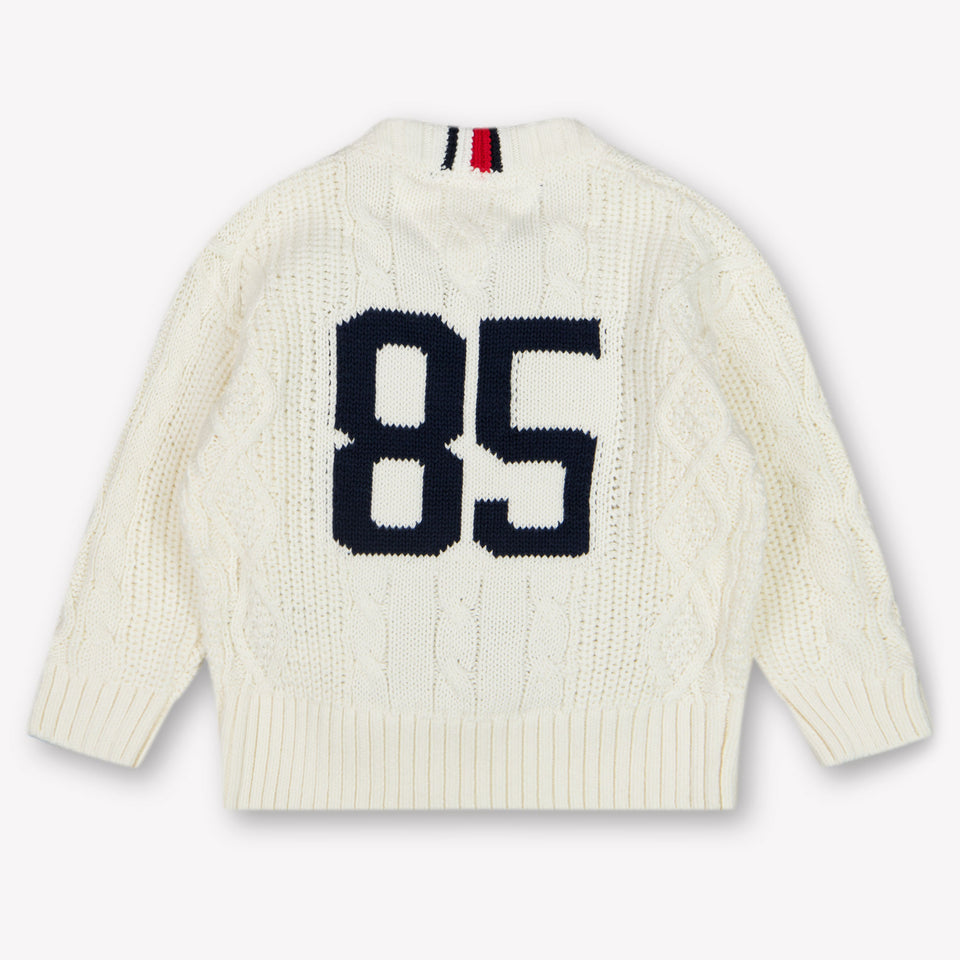 Tommy Hilfiger Baby Boys Sweater  Offwhite