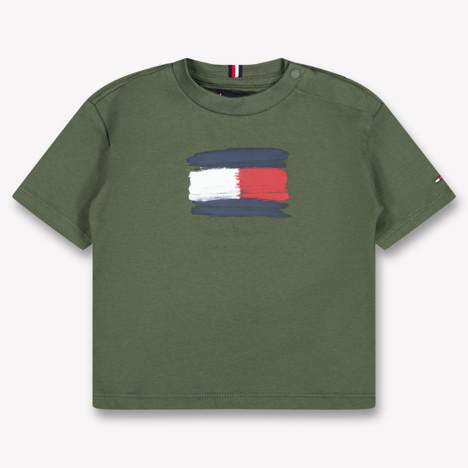 Tommy Hilfiger Baby Boys T-Shirt  Army