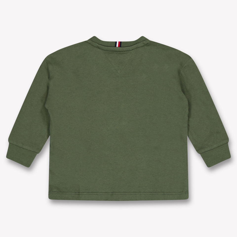 Tommy Hilfiger Baby Jongens T-Shirt In Army