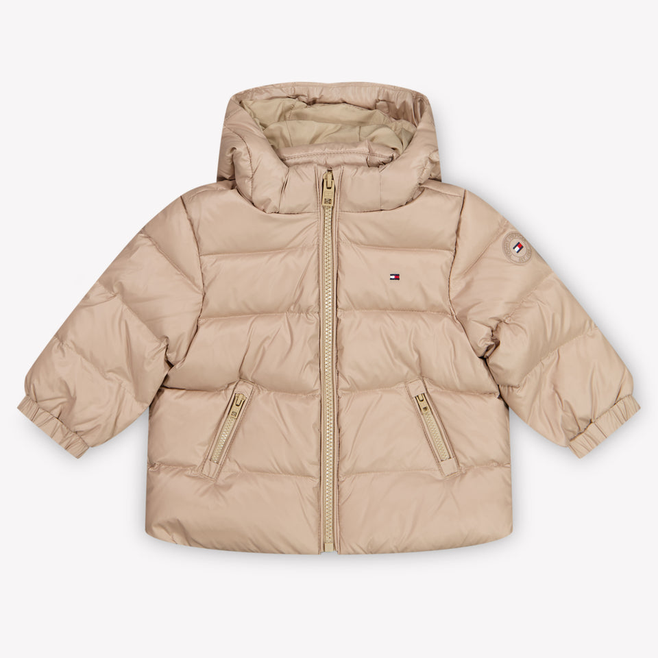 Tommy Hilfiger Baby Meisjes Winterjas In Beige