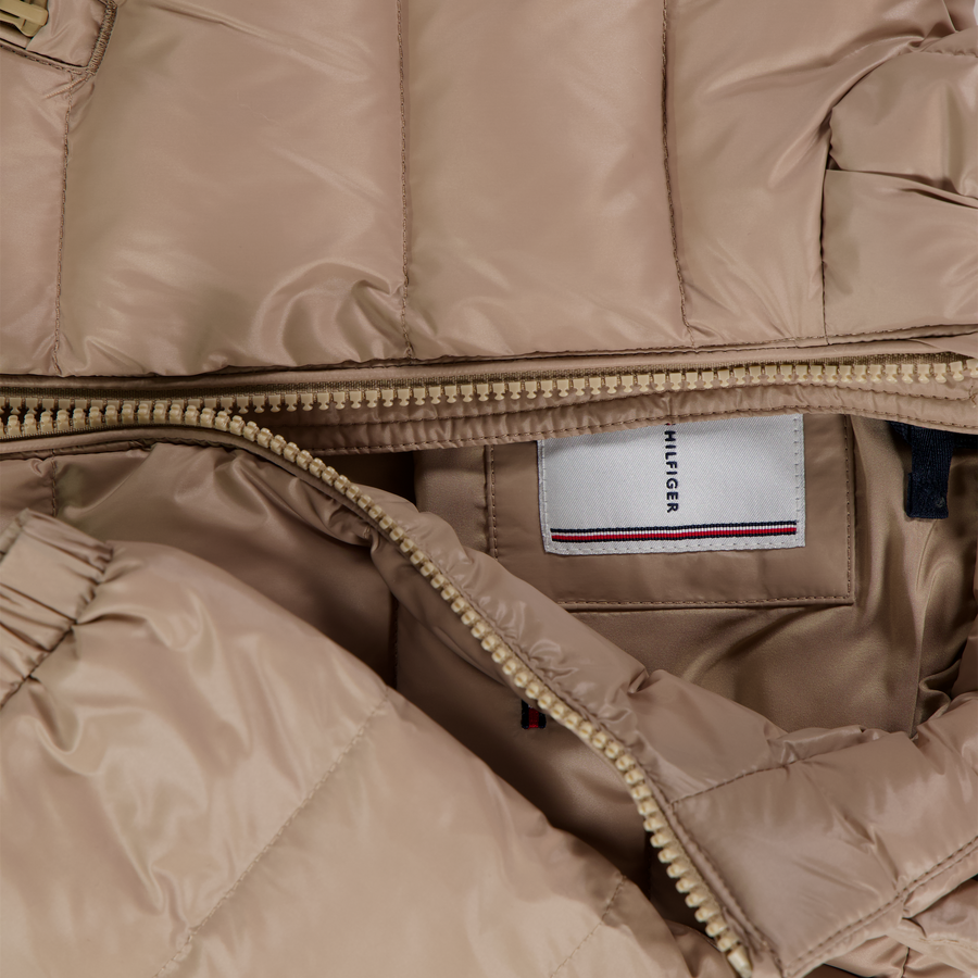 Tommy Hilfiger Baby Meisjes Winterjas In Beige