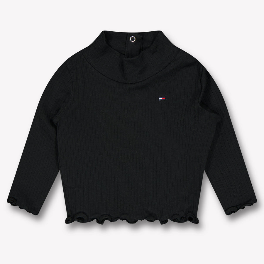 Tommy Hilfiger Baby Meisjes T-Shirt In Zwart