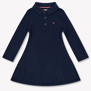 Tommy Hilfiger Baby Meisjes Jurk In Navy