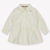 Tommy Hilfiger Baby Meisjes Jurk In Off White