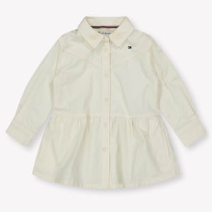 Tommy Hilfiger Baby Meisjes Jurk In Off White