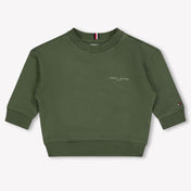 Tommy Hilfiger Baby Unisex Sweater  Army