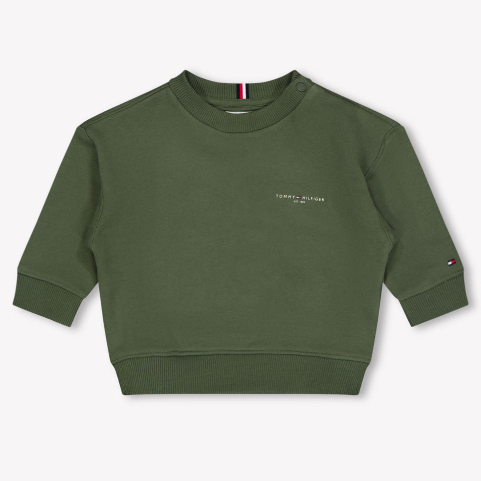 Tommy Hilfiger Baby Unisex Sweater  Army