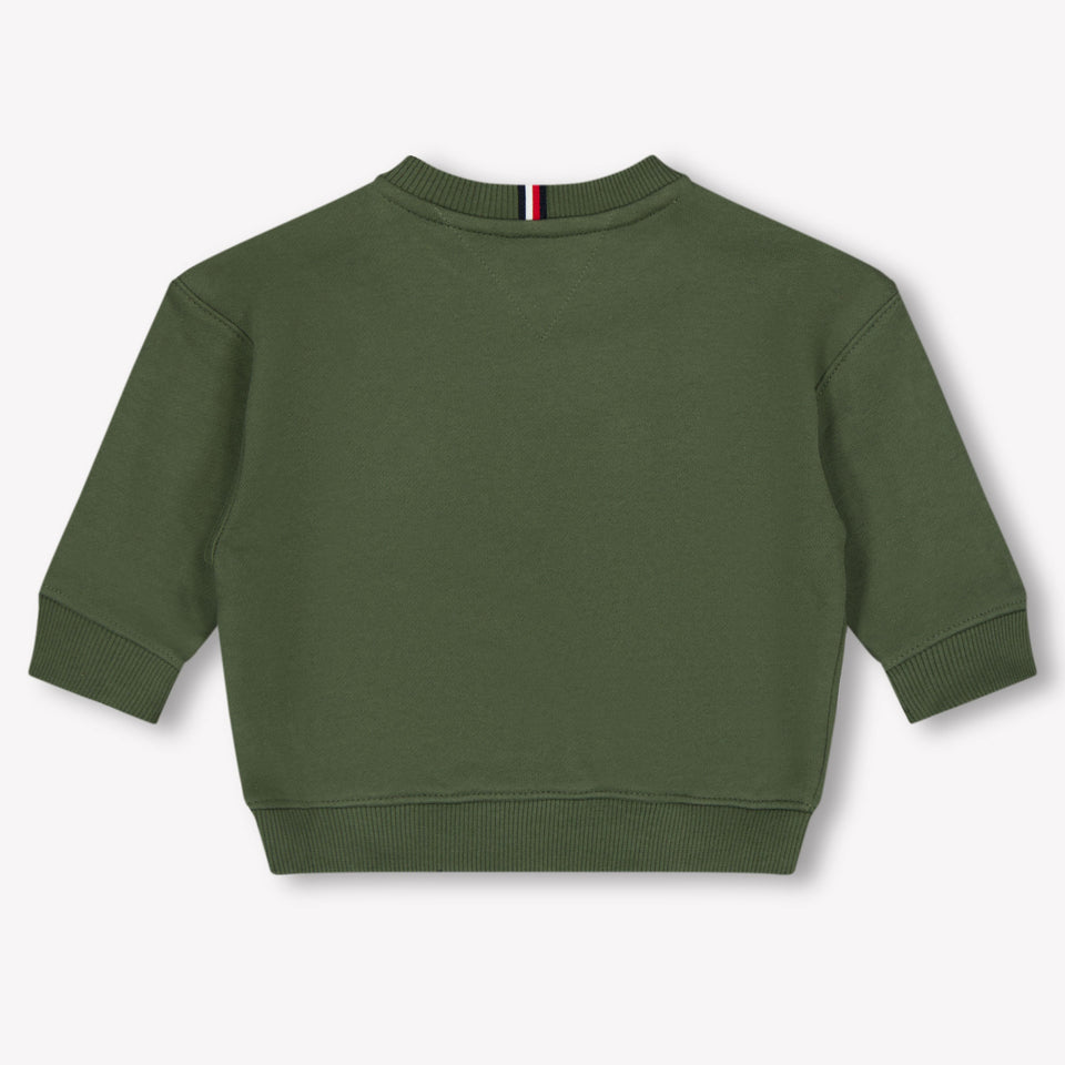 Tommy Hilfiger Baby Unisex Sweater  Army