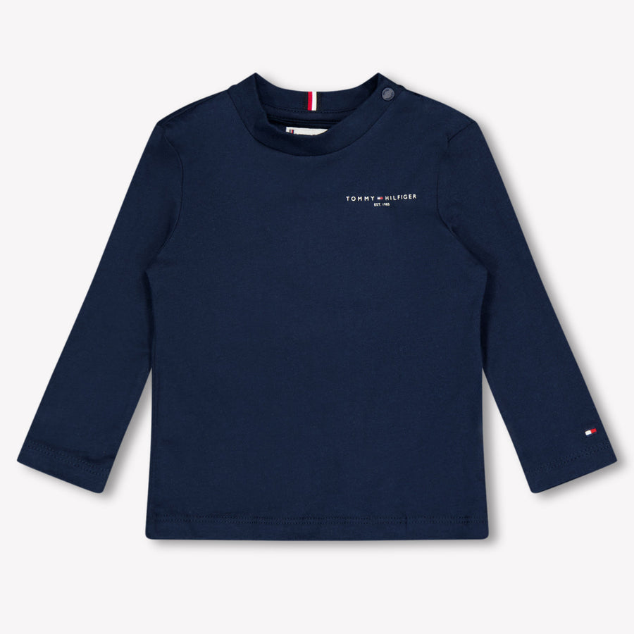 Tommy Hilfiger Baby Unisex T-Shirt In Navy