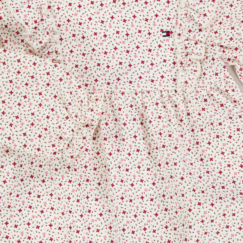 Tommy Hilfiger Baby Meisjes Jurk In Off White