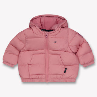 Tommy Hilfiger Baby Unisex Winterjas In Roze