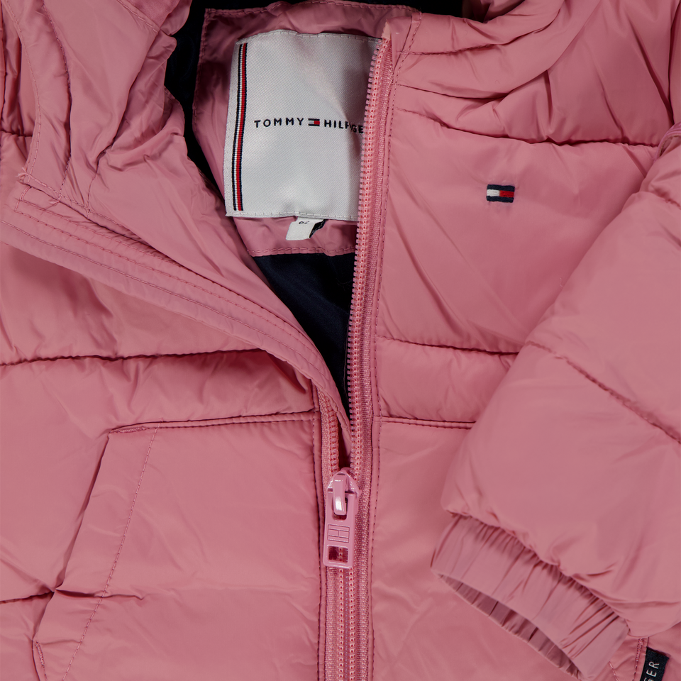 Tommy Hilfiger Baby Unisex Winterjas In Roze