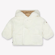 Tommy Hilfiger Baby Unisex Winterjas In Off White