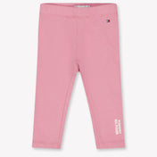 Tommy Hilfiger Baby Girls Legggs  Pink