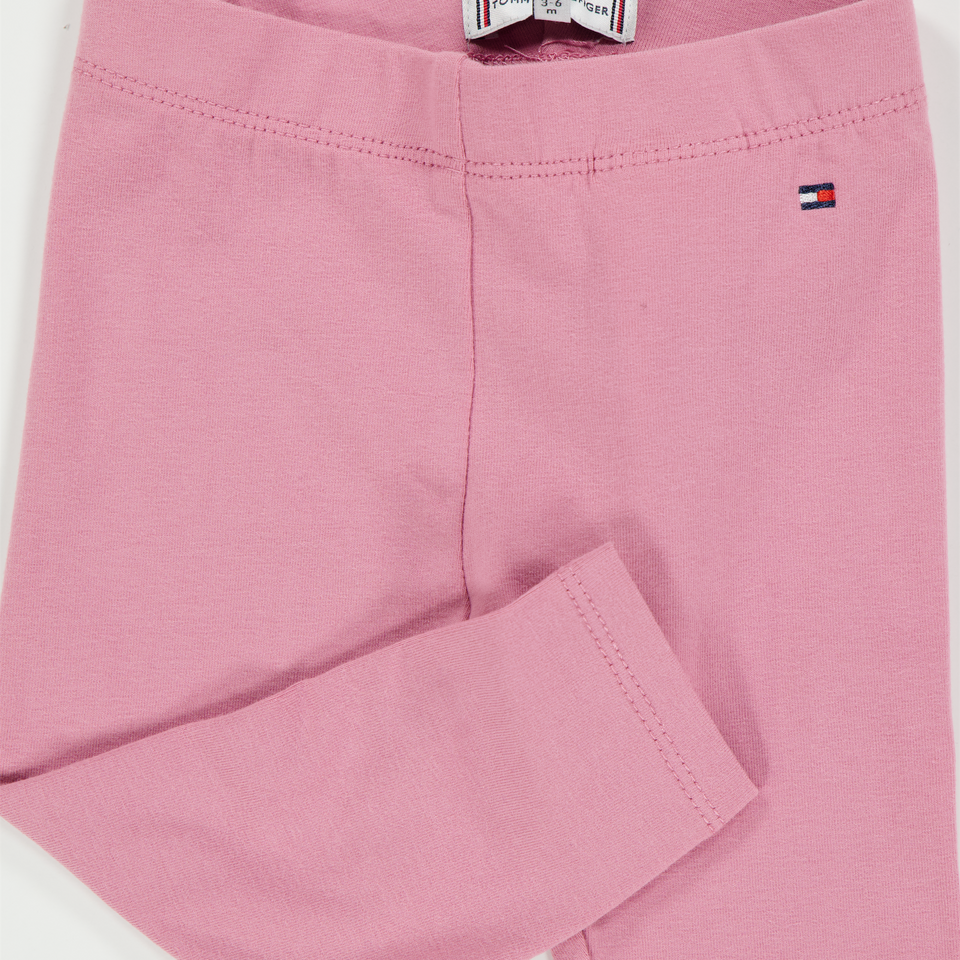 Tommy Hilfiger Baby Girls Legggs  Pink