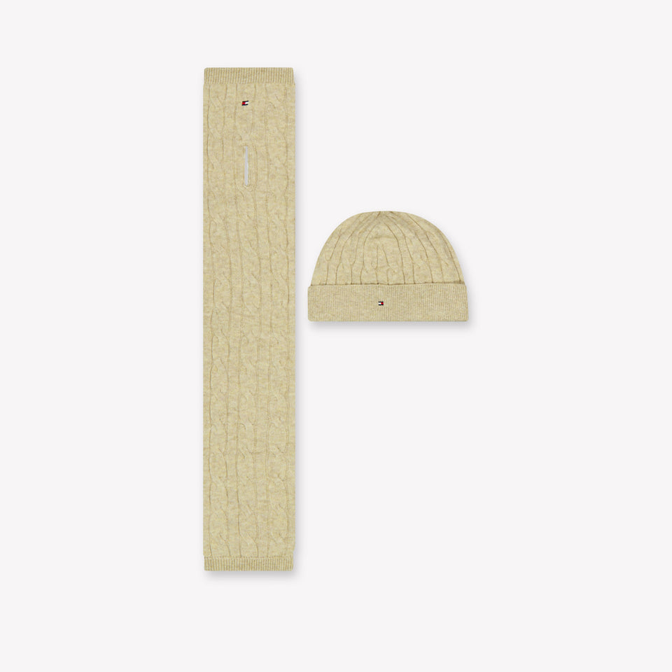 Tommy Hilfiger Baby Unisex Muts In Beige