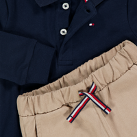 Tommy Hilfiger Baby Jongens Setje In Camel