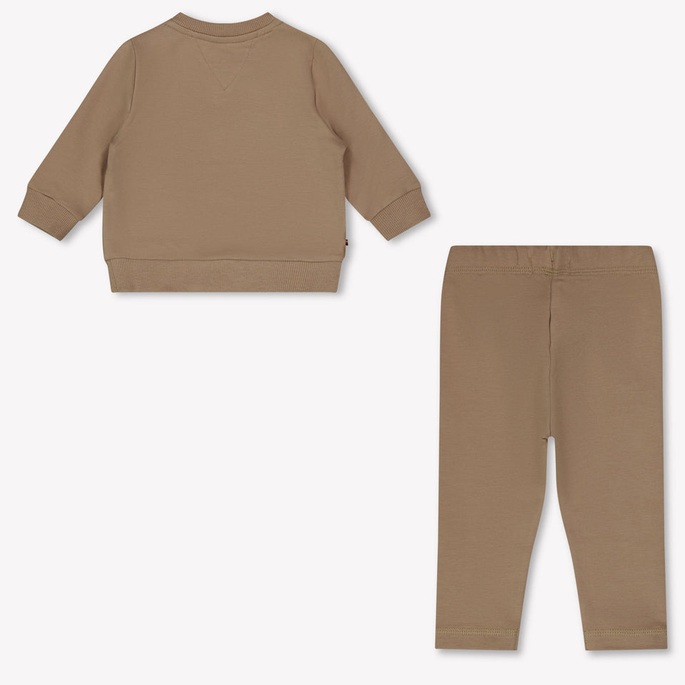 Tommy Hilfiger Baby Jongens Joggingpak In Camel