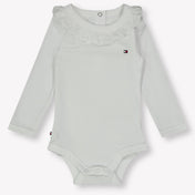 Tommy Hilfiger Baby Meisjes Rompertje In Wit
