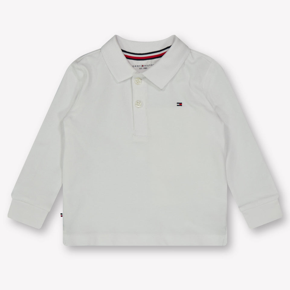 Tommy Hilfiger Baby Jongens Polo In Wit