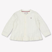 Tommy Hilfiger Baby Meisjes Vest In Off White