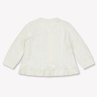 Tommy Hilfiger Baby Meisjes Vest In Off White