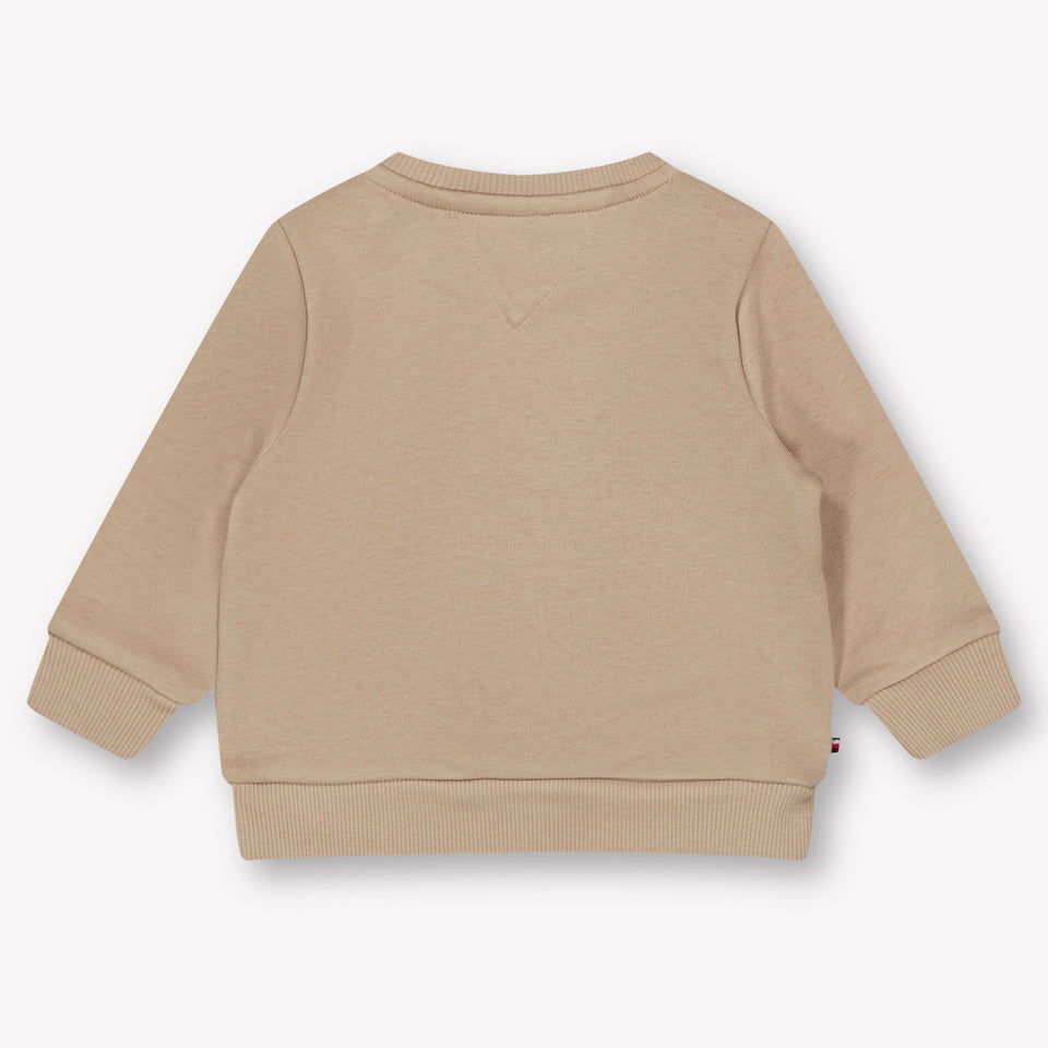 Tommy Hilfiger Baby Jongens Trui In Camel