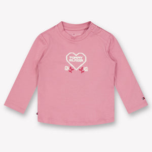 Tommy Hilfiger Baby Girls T-Shirt  Dark Pink