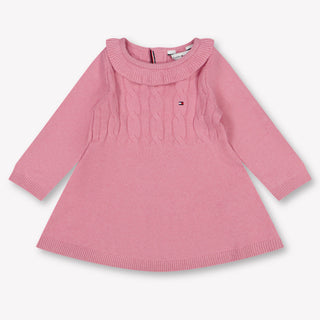 Tommy Hilfiger Baby Girls Dress  Dark Pink