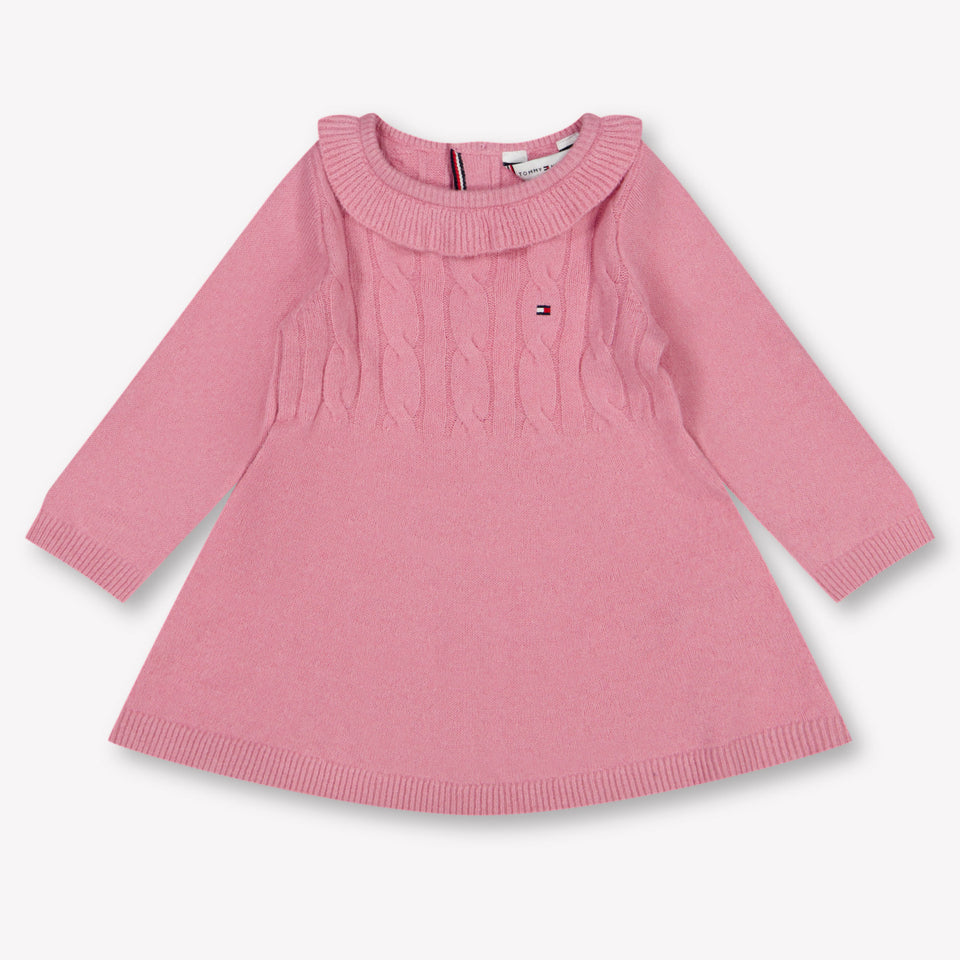 Tommy Hilfiger Baby Girls Dress  Dark Pink
